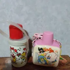 昭和レトロ 　 ガンモ 子ども用水筒 　アルミハンド水筒のサムネイル