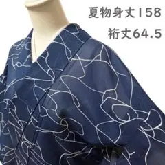 夏着物 絽 付け下げ訪問着 菖蒲 あやめ 155㎝ 着物 正絹 26721 - メルカリ