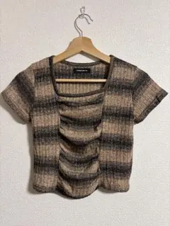 オンブレボーダー 半袖Tシャツ