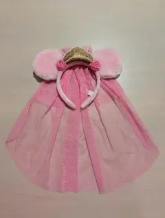 ディズニー プリンセスデイズ ミニー キラキラ ティアラ付きカチューシャ ピンク