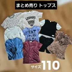 【まとめ売り】サイズ110 キッズ トップス Tシャツ 8枚セット