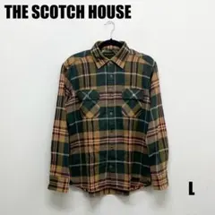 〇3458B〇 THE SCOTCH HOUSE 長袖シャツ 男性