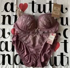 チュチュアンナ♡運命のブラ♡ノンワイヤー♡ブラ＆ショーツ上下セット