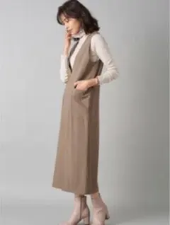 リヴドロワ　ジャンパースカート　美品　ワンピース