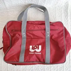 新品未使用 ワールドペガサス スクバ 旧ワッペ 赤 スクールバッグ ワールドペガサスワッペスクバレッドスクールバッグ旧型