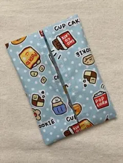 ポケットティッシュケース（A439）お菓子柄　ハンドメイド