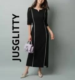 鹿沼憂妃着用☆新品☆ジャスグリッティー ヘンリードロストワンピ 2025
