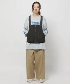 niko and... ニコアンド ポケットワークベスト Fサイズ