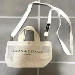 新品】DEAN&DELUCA HAWAIIメッシュトートXS 白 ストラップ付 - メルカリ