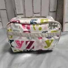 レスポートサック　アルファベット柄　ポーチ