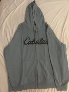 Cabela's 水色 拉鍊連帽衫