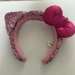 USJ ハローキティ ピンク カチューシャ スパンコール