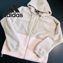 アディダス　ボアジャケット　ルーズフィット