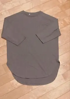 グレー Mサイズ 5部ビックシャツ ポケット付き