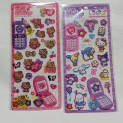 正規品▷平成はっぴーフォン　日焼けキティサンリオキャラクターズ2枚
