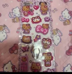 ハローキティ マシュマロシール ヒョウ柄 レオパード