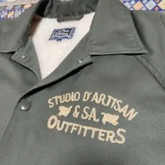 STUDIO D'ARTISANステュディオダルチザン 刺繍コーチジャケット