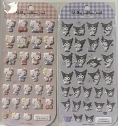 【正規品】サンリオ クロミ ハローキティ ミルキーメロウシール 2点セット