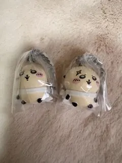 ちいかわガチャガチャキーホルダー 2個セットラッコビスケットマスコット