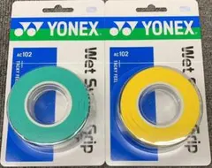 ヨネックス　ウェットスーパーグリップ AC102［3本入］GとY ／〠mのサムネイル