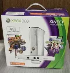 Xbox 360 4GB+Kinectスペシャルエディション ピュア ホワイト