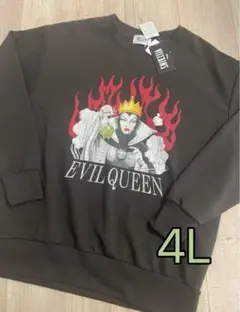 ディズニー ヴィランズ 白雪姫 女王 エヴィル クイーン トレーナー 4L