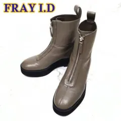 極美品✨️ FRAY I.D センタージップショートブーツ グレージュ 23.5のサムネイル