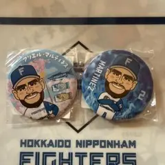 北海道日本ハムファイターズ　似顔絵缶バッチ　2 マルティネス