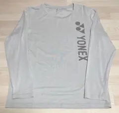 ヨネックス テニス バドミントン ロングスリーブtシャツ Oサイズ グレー 新品