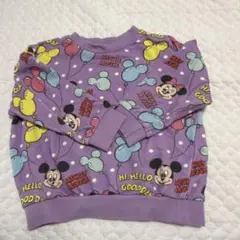 ミッキー　風船　紫　90
