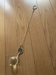 マクラメ編み サンキャッチャー クリスタルガラス