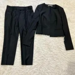 極美品★セオリーリュクス　パンツ　セットアップ　エグゼクティブ　黒　サイズ36