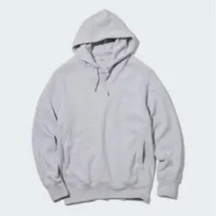【定番】UNIQLO/ユニクロ スウェットプルパーカ(長袖) グレー L