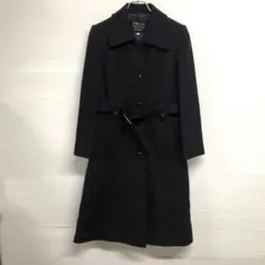 ✨未使用級✨YELL MIWA ロングコート カシミヤ　ミンク　黒　9号 美品】YELL MIWA カシミヤ100% ロングコート カシミア 黒 9 - メルカリ