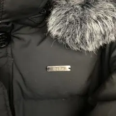 BeBe 黒 ダウンコート フード付き110センチ フェザーアウター