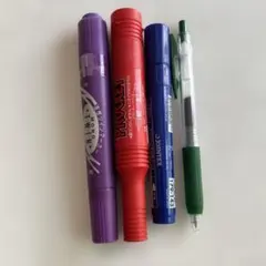マーカー・ボールペン4本セット