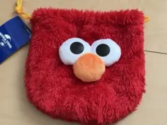 USJ ユニバ セサミストリート エルモ ぬいぐるみ巾着
