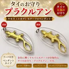 【タイのお守り】プラクルアン ヤモリモチーフ ペンダント