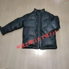 ★santafe★メンズXL位 オールレザーダウン本革ジャケットのサムネイル