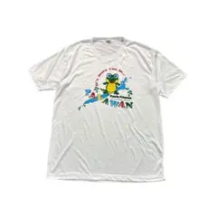 7SM4 インポート　フロントプリントTシャツ　ホワイト　古着used