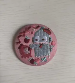 サンリオキャラクターズ 刺繍缶バッジ ハンギョドン