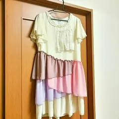 美品 値下！  ふわふわフェアリーワンピース