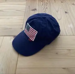 Ralph Lauren ラルフ キャップ 帽子 レザー 90s USA