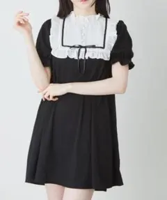 【ラスト】 Ank Rouge アンクルージュ ワンピース 黒 メイド