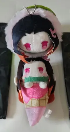 鬼滅の刃 禰豆子 アイスたぴぬい 桜餅マスコット セット