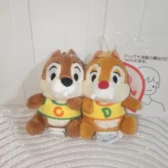 東京ディズニーランド開園43周年 チップとデール くっつきぬいぐるみ