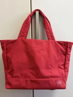 完売品 美品 ポーターPORTER GIRL エナメルバッグ大 トートレッド廃盤 