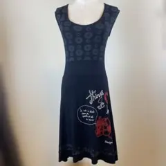 Desigual ブラック ノースリーブワンピース　サイズSのサムネイル