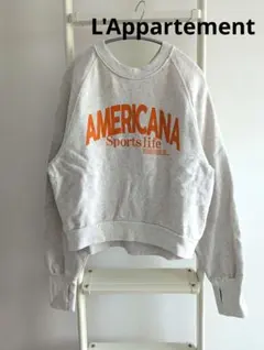 別注✨アパルトモン×AMERICANA ハーフスリーブスウェット ブラウン