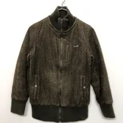 00’s 平成　アーカイブ古着 ハイネック リブ切替 ジップアップジャケットのサムネイル